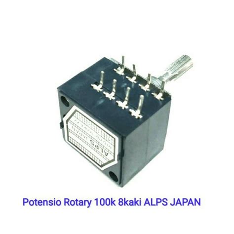 Jual Potensio Rotary ALPS 100K 8 Kaki Made In Japan Shopee Indonesia