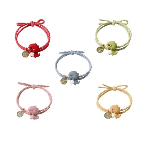 Amazon Cute Dinosaur Hair Scrunchies For Hair Coil Hair Ties Soft