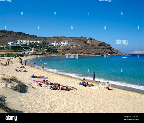 Panormos Beach Mykonos Banque De Photographies Et Dimages à Haute