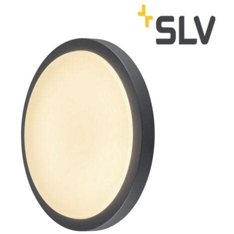 Applique Extérieure ronde AINOS LED anthracite SLV 229965