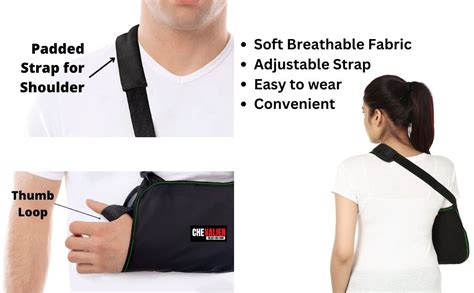 Buy CHEVALIER Arm Sling Pouch Belt Arm Brace Immobilizer With Elbow