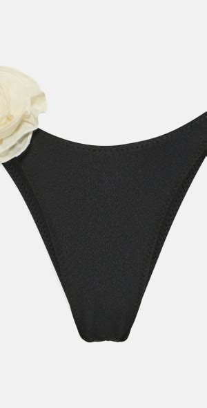 Same 90s floral appliquÃ bikini bottoms