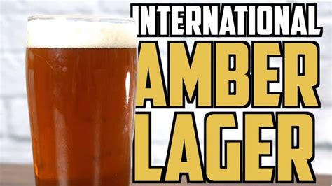 How To Brew International Amber Lager [Full Recipe] Homebrew Academy