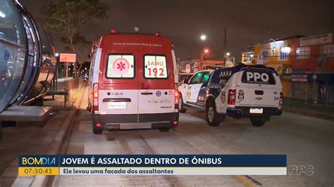 Jovem Esfaqueado Ao Reagir A Assalto Dentro De Nibus Em Curitiba