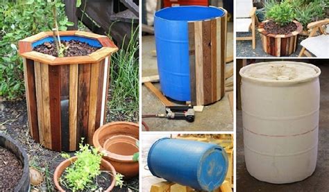 DIY Low Cost 55 Gallon Drum Planters | Home Design, Garden ...