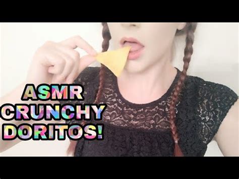 Asmr Crunchy Eating Sounds Doritos Mukbang Licking Lips Satisfying