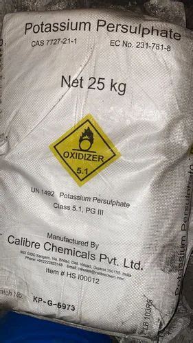 Potassium Persulphate Chemical At ₹ 190 Kg Surat Id 25140010462