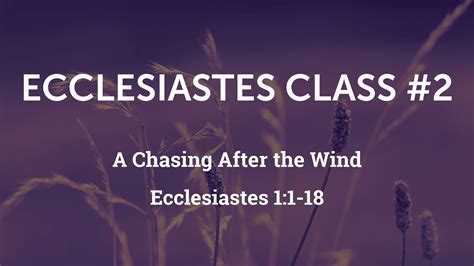 Book Of Ecclesiastes Logos Sermons