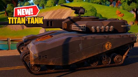 New Io Titan Tank In Fortnite Youtube