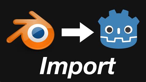 How To Import Blender Files To Godot Youtube