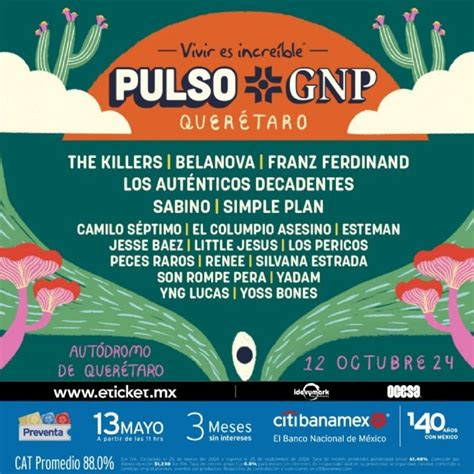 Festival GNP 2024 Horarios Por Escenario Y Mapa Del Festival En