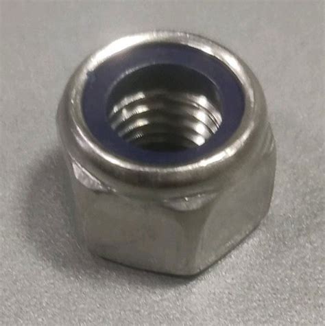 Threaded Stainless Steel Nylock Nut Size M10 At Rs 12 Piece In Mumbai