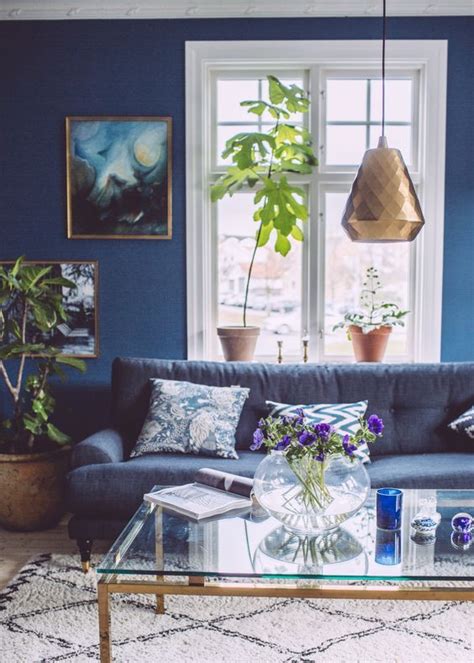 20 Mẫu Navy Living Room Decor Cho Một Không Gian Phòng Khách đầy Sang