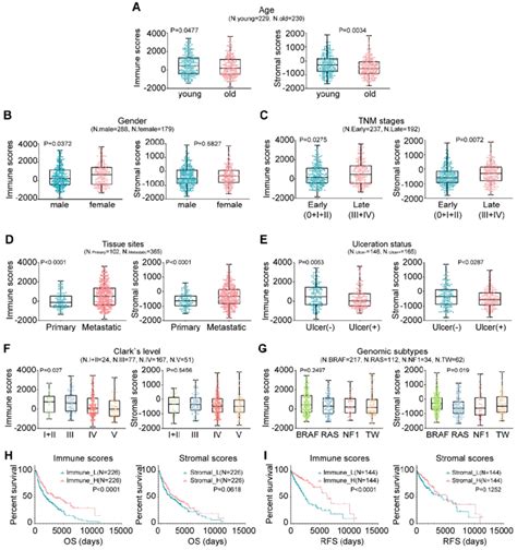 Associations Between Tme And Clinicopathological Features In Cm A G