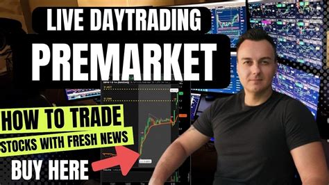 Live Daytrading Premarket Best Trading Strategy Youtube