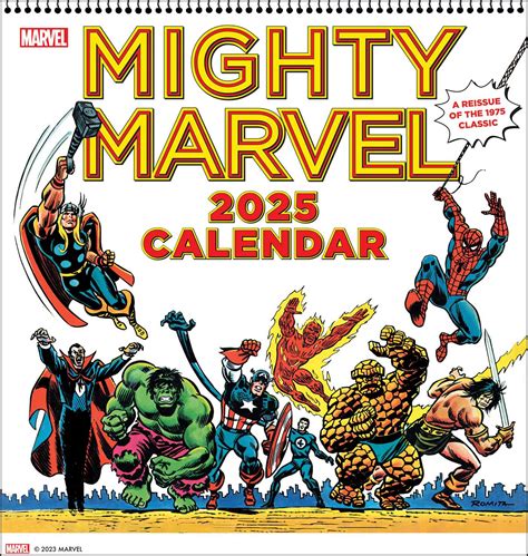 Mighty Marvel Calendar 2025 - Nat Joelly