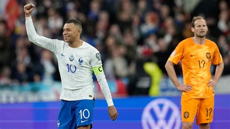 Qualifications Euro 2024 Les Bleus Surclassent Les Pays Bas Mbappé Dépasse Benzema Rds