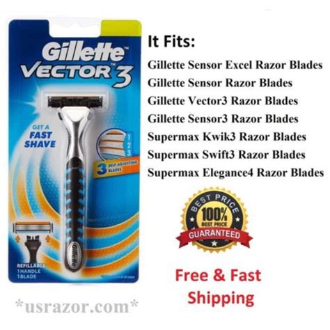 Gillette Sensor Excel Razor Blade Men Women V3 Shaver