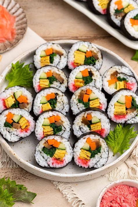 Vegan Futomaki Roll Maki Sushi Vegan Everytime