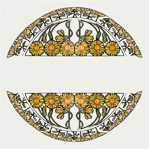 Psd Art Nouveau White Rose Frameremixed From The Artworks Of