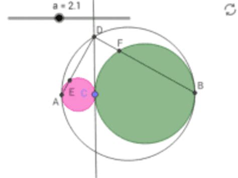 Actividad 6 Circunferencias Tangentes GeoGebra