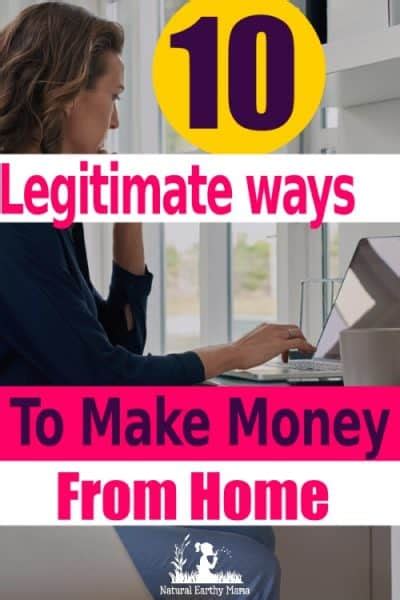 10 Legitimate Ways To Make Money At Home Mom Side Hustles That Earn