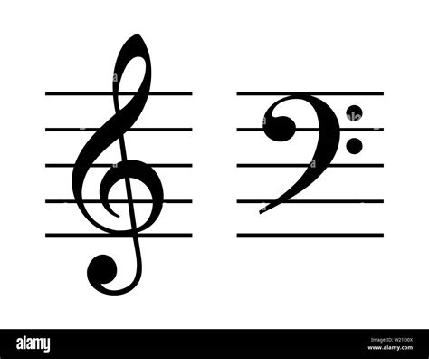 Treble G Clef Hi Res Stock Photography And Images Alamy