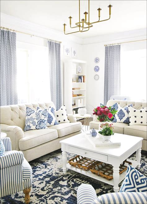 Blue And White Living Room Images - Living Room : Home Decorating Ideas #PWqJPG5gwD