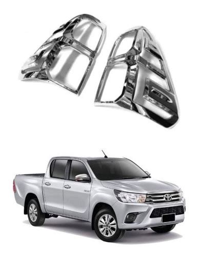 Cubre Focos Cromados Traseros Toyota Hilux A O Al Cuotas