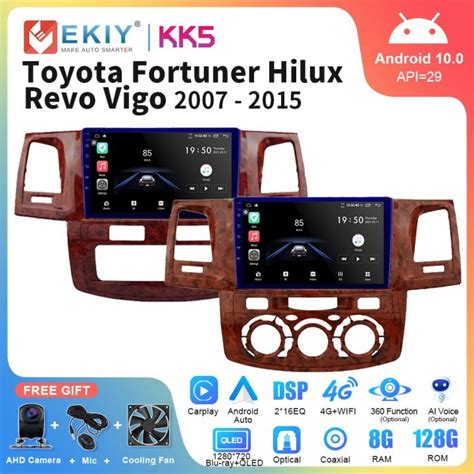 Ekiy Kk Car Radio For Toyota Fortuner Hilux Revo Vigo