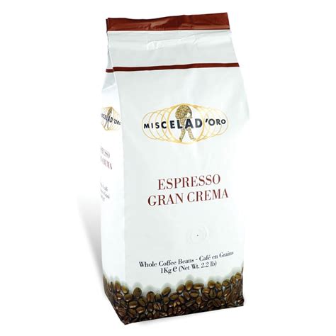 Caf En Grains Miscela Doro Espresso Gran Crema Kg Les Saveurs