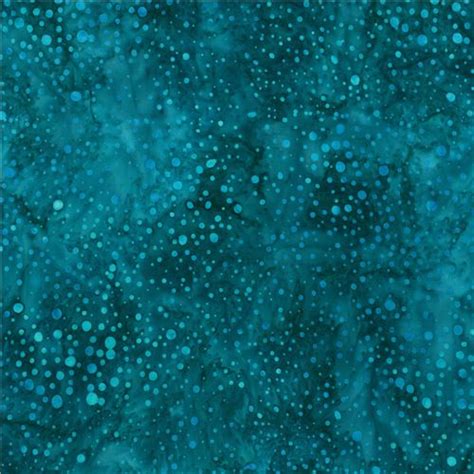 Teal Robert Kaufman Small Dot Tie Dye Batik Look Fabric Elementals Modes4u