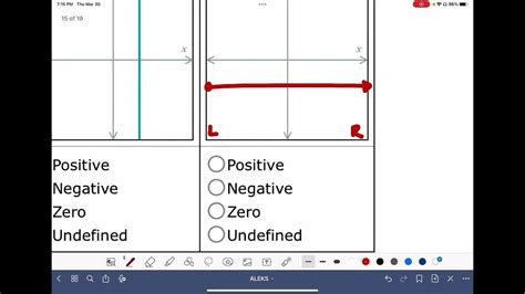 Aleks Classifying Slopes Given Graphs Of Lines Youtube