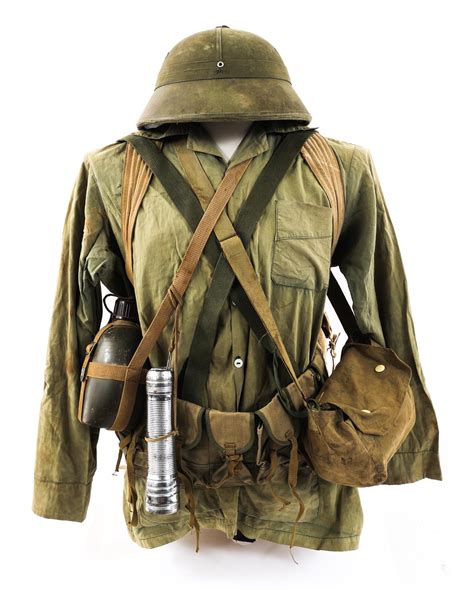 sold price vietnam war north vietnamese army soldier uniform january