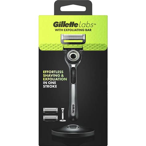 Gillette Labs Razor Handle With Two Cartridges Each Woolworths