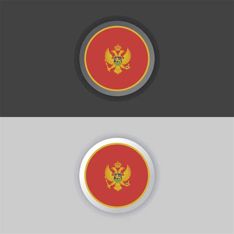 Illustration of Montenegro flag Template 13369195 Vector Art at Vecteezy