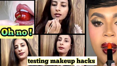 Tiktok Viral Makeup Hacks Tested Viral Makeup Hacks Trying Viral