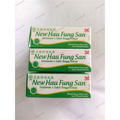 Jual Hau Fung San Au Huang Shua Obat Sariawan Sakit Tenggorokan