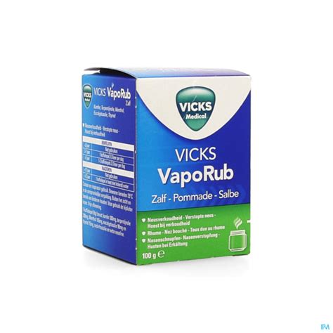 Vicks Vaporub 100g Online Kopen Apotheek Online