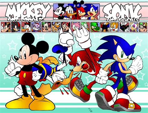 Sonic And Mickey Sonic The Hedgehog Image 24937925 Fanpop