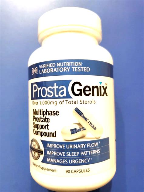 ProstaGenix Multiphase Prostate Support Capsules 90 Count Exp 11 2026