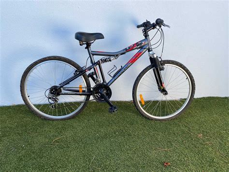 Bicicleta Rockrider preta vermelha Santo António OLX Portugal