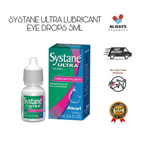 Systane Ultra Lubricant Eye Drops 5ml Shopee Malaysia