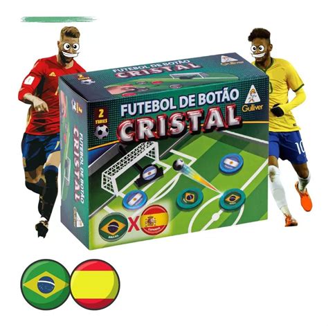 Jogo Futebol De Botao Mesa Bolao Cristal Selecoes 2 Times Mebuscar Brasil