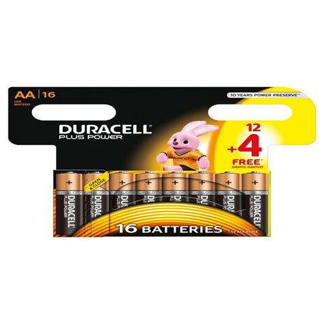 Pile Duracell PLUS POWER LR06 AA 12 4 DARTY Réunion