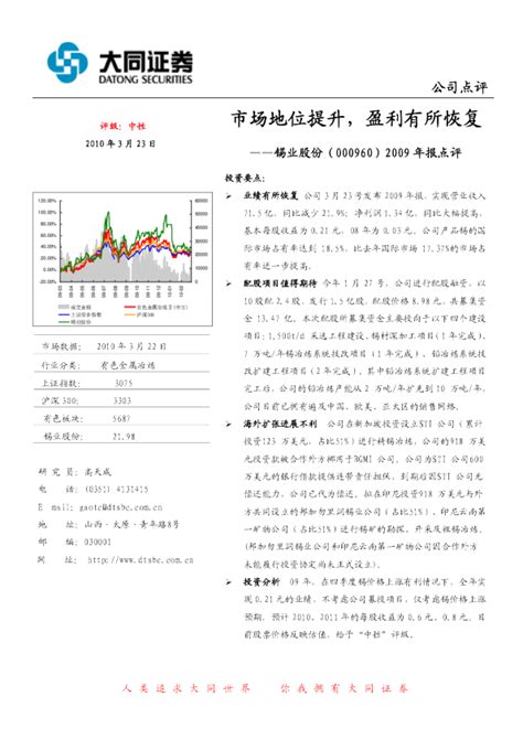 09年报点评：市场地位提升盈利有所恢复