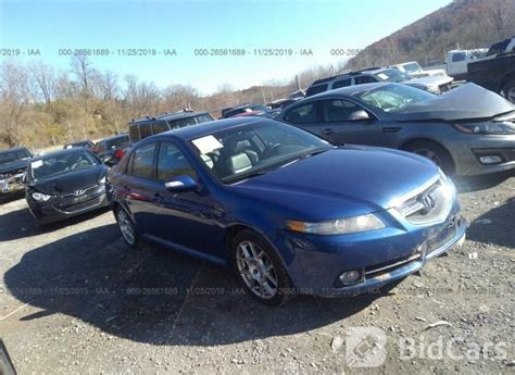 2007 Acura TL Type S 19UUA75587A019431 Bid History BidCars