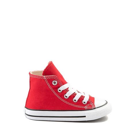 Converse Chuck Taylor All Star High-Top Sneaker - Baby / Toddler - Red ...