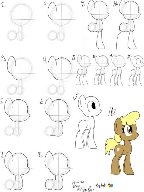 How To Draw Mlp Style Pony By Binkyt11 On Deviantart