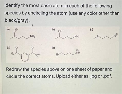 Solved Identify The Most Acidic Hydrogen In Each Of The Chegg